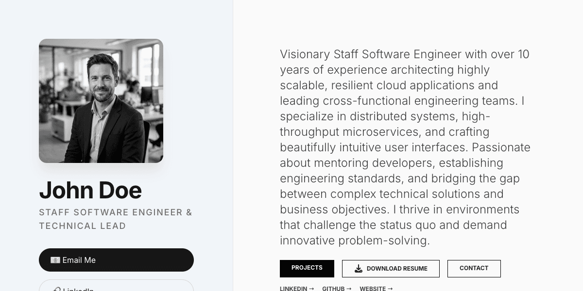 Minimalist Split preview